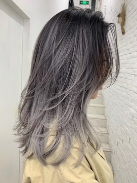 リコヘアー(LiCO HAIR) 那覇/イメチェン/ピンクベージュ/アンブレラカラー/前髪