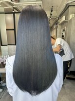 ルイス(L'wis)&nbsp;ブリーチなしカラー♪ブルーアッシュグレイ♪朝長
