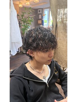 ギルド(Guild) シャドウパーマ ハイライト メンズパーマ