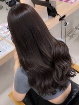 アリープパロット(ALEAP parrot)&nbsp;透明感ダークグレージュ/ロング/艶髪/レイヤーカット