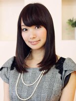 ツヤ髪　簡単にまとまるセミディ