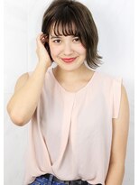 ヘアサロン ガリカ 表参道(hair salon Gallica)&nbsp;『グレージュ  × 毛束感 』外国人風切りっぱなしボブスタイル☆