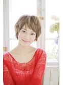 王道耳かけショート