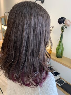 シーツー 三吉店(C2) インナーカラー×チェリーピンク