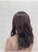脱黄味♪ラベンダーアッシュで魅せるフリンジウェーブ☆