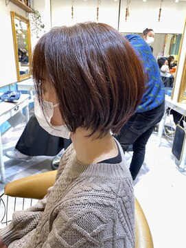 ロンドアベニール 北千住(Lond avenir) 乾かすだけでまとまるショートボブ☆ 西田大樹