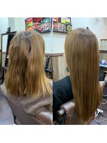 ディー エメ(D-aimer-)&nbsp;梳かないボブベースへのエクステ　８５本使用☆