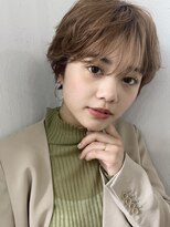 【山下未紗】黒髪イルミナカラー髪質改善大人ボブグレーベージュ
