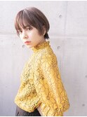 マッシュショート【ミルクティーブラウン】