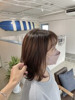 オアシス(oasis)&nbsp;#外ハネレイヤーボブ【ベージュカラー/イルミナカラー】