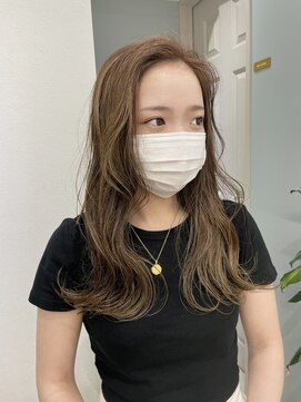 トゥーリ 薬院店(tuuli) tuuli miyu ハイライトましましセミロング/20代30代40代50代