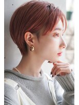 カライングドゥ(ing deux)&nbsp;大人可愛い20代30代40代黒髪前下がりショートボブ丸みショート◎