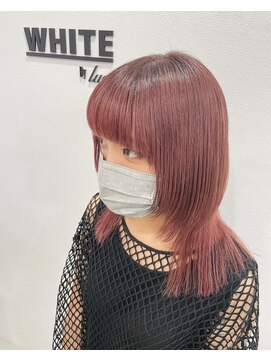 アンダーバーホワイト 阪神西宮店(_WHITE) ピンク　ウルフ