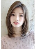 インスタ大人気★さらっとひし形レイヤー×ベージュ 京佳