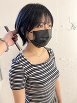 ラミエ バイ メルト 吉祥寺(lamie by melt)&nbsp;*滝田*20代30代40代ショートウルフレイヤーボブブルーブラック