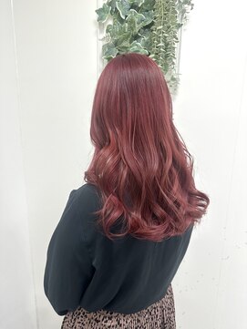 ヘアバイプルーヴ(Hair by PROVE) ピンクカラー