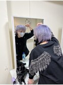 ホワイトカラー/ラベンダーホワイト/フォーエイトennスタイル