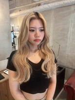 ルフレ 新宿本店2nd(Reflet) ハイトーン/ブロンド/ロングヘア/ツヤ髪