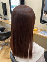 アルター(aL ter)&nbsp;オレンジブラウン［グレーベージュル/レイヤーロング］長野