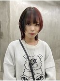 ネオウルフパーマスパイラルパーマ顔まわりレイヤーパーマウルフ