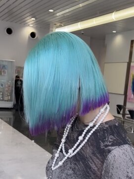 プネル(punel) ミント×パープル　　久保山担当