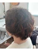 癖毛ショート