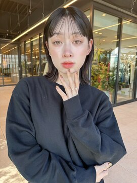 バイオレット 横浜店(Violet) ぷつっとラインバングスリークボブ