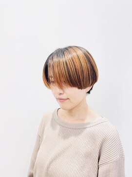 モリオフロムロンドン 松戸店(Morio from London) 【松戸 藤原】センターパートショート 大人かわいい