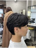艶髪縮毛矯正　メンズストレート　奈良髪質改善