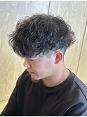 波巻きスパイラルパーマツイストスパイラルパーマシャドウパーマ