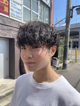 メンズサロンロス(LOSS) 大きめ波巻きパーマ