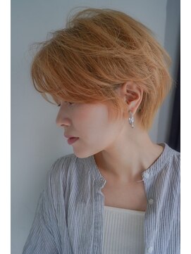 アンジェリカラボ 梅田店(ANGELICA LABO) 横顔美人ハイトーンショート20代/30代/40代【後藤】