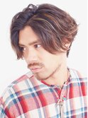 爽やかナチュラルパーマセンターパート