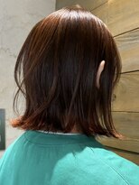 メイカ(MEIKA)&nbsp;【 ボブ × オレンジ × 裾カラー 】浅野美紀