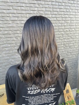 しゅぷうる 瑞江 ハイライト×グレージュ　艶カラー　瑞江駅　一之江駅