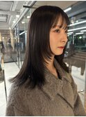 【大久保】ストレート顔まわりレイヤースタイル