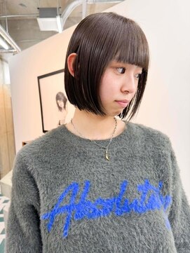 ノエ(noe) ミニボブ/オリーブグレージュ/20代30代mi91