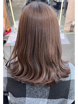 ロンド ボーイ 表参道(Lond BOY) イメチェン外ハネボブ美髪ワイドバングミディアムレイヤーカット