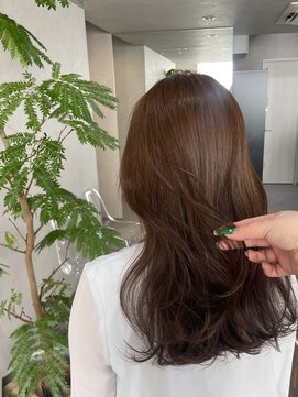 クム 横浜(qumu) 【qumu】ベージュ×ロングレイヤー