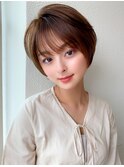 【NEW OPEN】小顔前髪あり後れ毛サイドバングメルティカラー