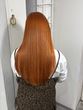 リュンヌ(Lune) オレンジカラー/暖色系/ブリーチカラー/ダブルカラー/YU40