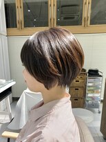 ネオリーブウリ 二子玉川店(Neolive uri)&nbsp;イメチェンホワイトブロンド外ハネボブ美髪ワイドバング