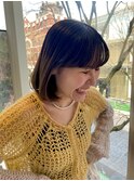 さらっとまとまるシンプルボブ/簡単スタイリング