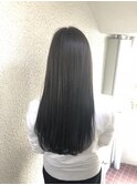 トリートメントストレート×艶髪×黒髪ロング