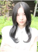 韓国風グレージュウェーブ