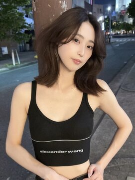 ラキング ギンザ トウキョウ(LAKING GINZA) くびれヘア/アプリコットオレンジ/夏/ハイライトカラー[銀座駅]