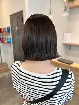 カノエ 博多ミスト店(canoe) ボブ×髪質改善ストレート