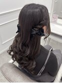 【ヘアメ】クラシックガーリー＊ねじりハーフツイン＊新井