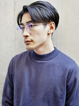 レジュアル(RESSUAL) かき上げヘア　ニュアンスマッシュ　サイドパート　ビジネス