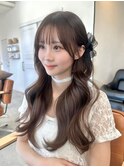 推し活ヘアメ/ヘアセット/巻き下ろしくびれ巻き